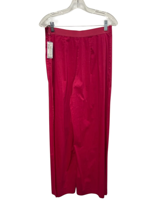Liviana Conti Size 40/42 Fuchsia Pink & Black Cotton Blend Sleeveless Pant Set Fuchsia Pink & Black / 40/42
