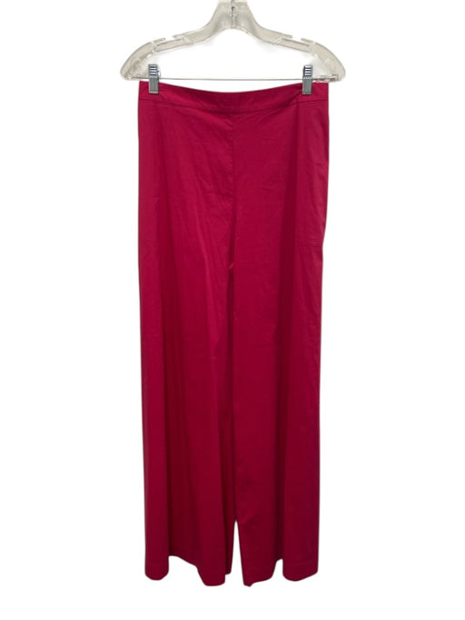 Liviana Conti Size 40/42 Fuchsia Pink & Black Cotton Blend Sleeveless Pant Set Fuchsia Pink & Black / 40/42