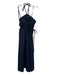 Veronica Beard Size 2 Navy Blue Cotton & Elastane Tie Halter Braided Midi Dress Navy Blue / 2