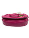 See By Chloe Magenta Pink Leather Gold hardware Magnetic Flap Crossbody Bag Magenta Pink / XS