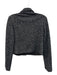 MNG by Mango Size S Black & White Polyester & Acrylic Tweed Collar Jacket Black & White / S