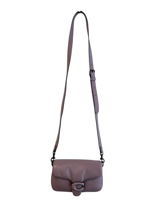 Coach Pink Nappa Leather Pillowed Solid Removable Crossbody Strap Tabby Purse Pink / Mini