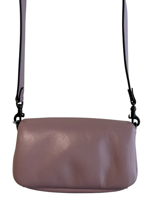 Coach Pink Nappa Leather Pillowed Solid Removable Crossbody Strap Tabby Purse Pink / Mini