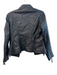 Sanovation Size 40 Black sheep skin Long Sleeve Silver Hardware Zippers Jacket Black / 40