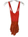 FP Movement Size L Orange Polyamide Blend Sleeveless Smocked Waist Romper Orange / L