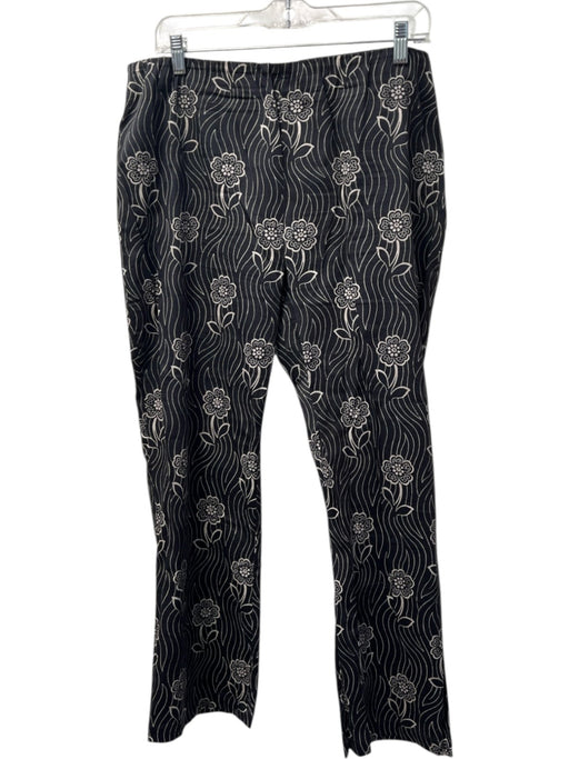 Tuckernuck Size XXL Black & Beige Cotton Side Zip Mid Rise Straight Leg Pants Black & Beige / XXL