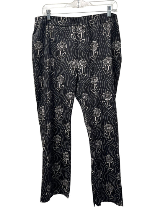 Tuckernuck Size XXL Black & Beige Cotton Side Zip Mid Rise Straight Leg Pants Black & Beige / XXL