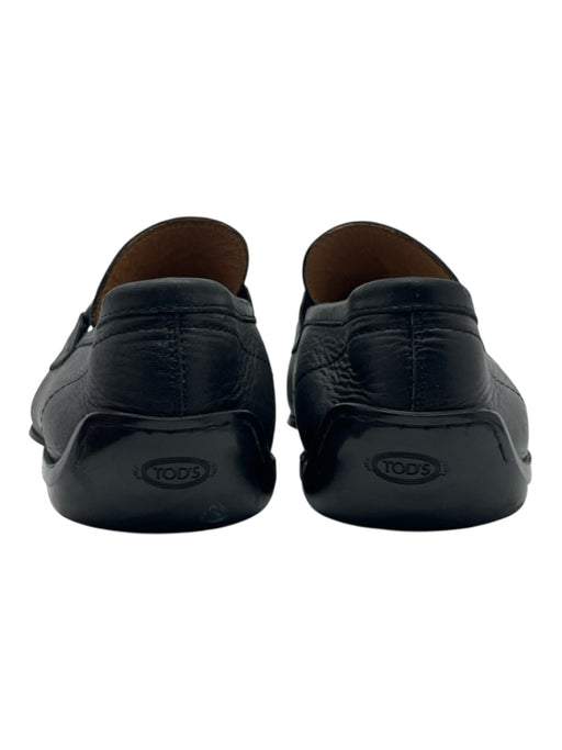 Tods Shoe Size 11.5 Black Leather Solid loafer Men's Shoes 11.5