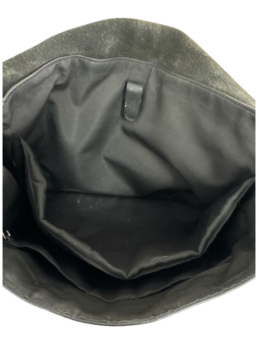 Coach Black Leather Solid Men's Bag Black