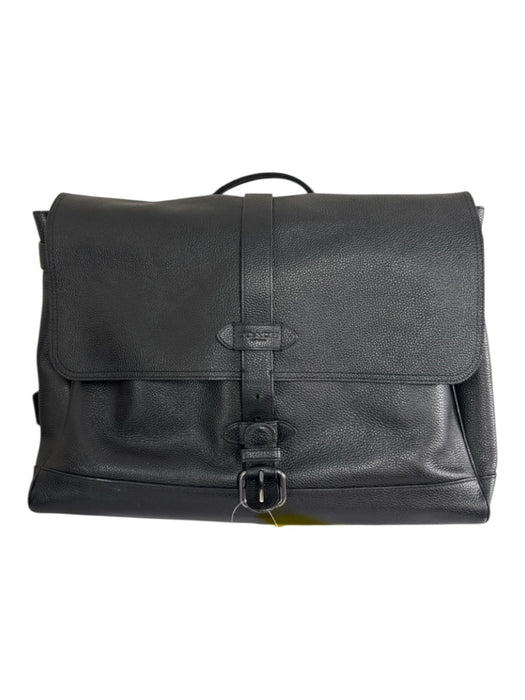 Coach Black Leather Solid Men's Bag Black