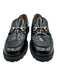 Thursday Shoe Size 9.5 Black Leather Round Toe Horsebit Lug Sole Loafer Flats Black / 9.5