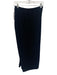 Reformation Size M Black Tencel Blend Front Slit Ruched Front Skirt Black / M