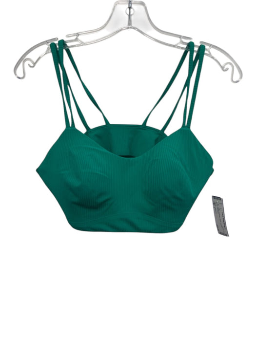 Lululemon Size L Green Synthetic Straps Athletic Top Green / L