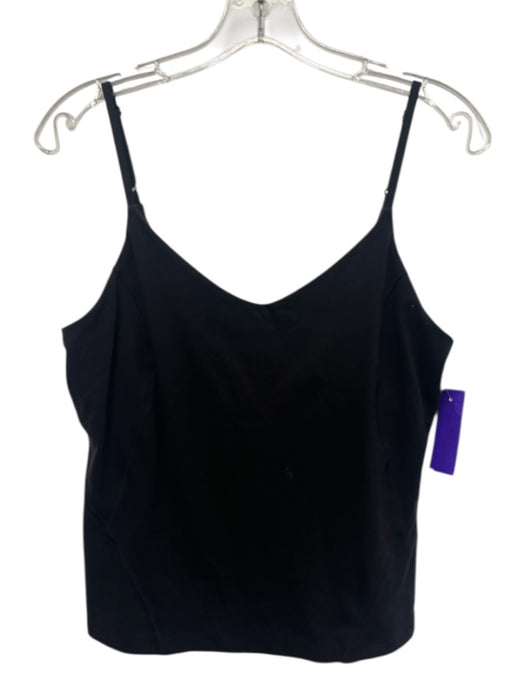 Lululemon Size 12 Black Synthetic Adjustable Strap Athletic Top Black / 12