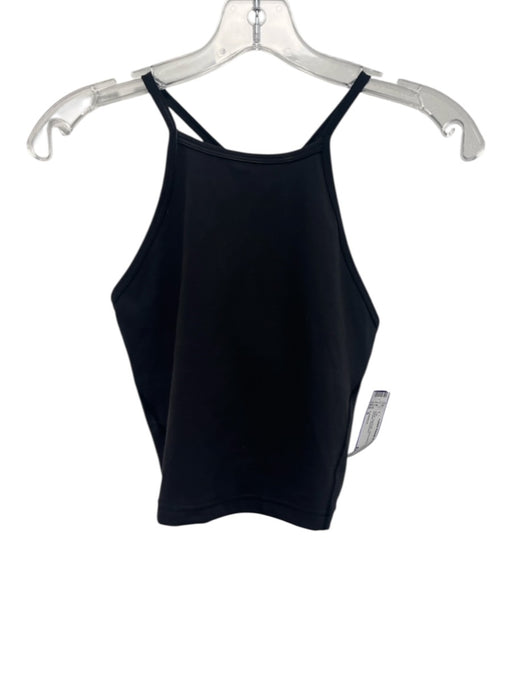Lululemon Size 6 Black Synthetic Sleeveless Racerback Athletic Top Black / 6