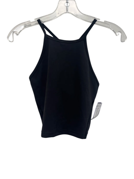 Lululemon Size 6 Black Synthetic Sleeveless Racerback Athletic Top Black / 6