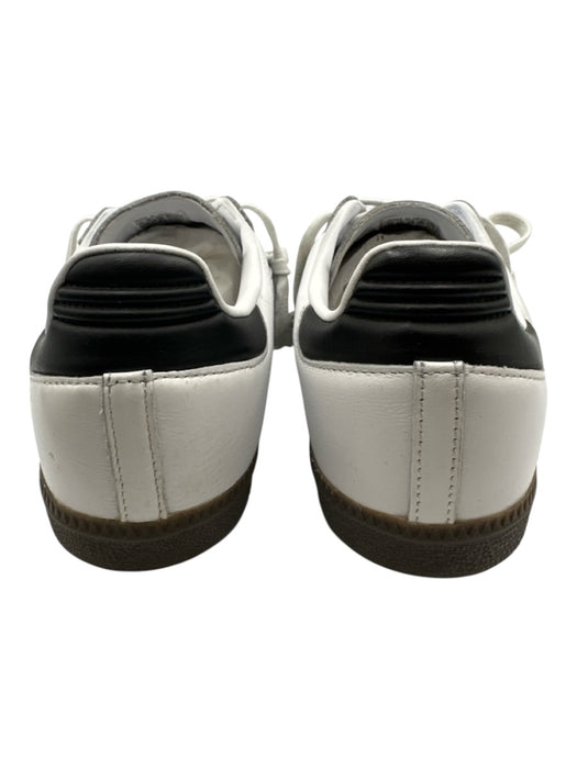 Adidas Shoe Size 10 White & Black Leather Low Top Men's Shoes White & Black / 10