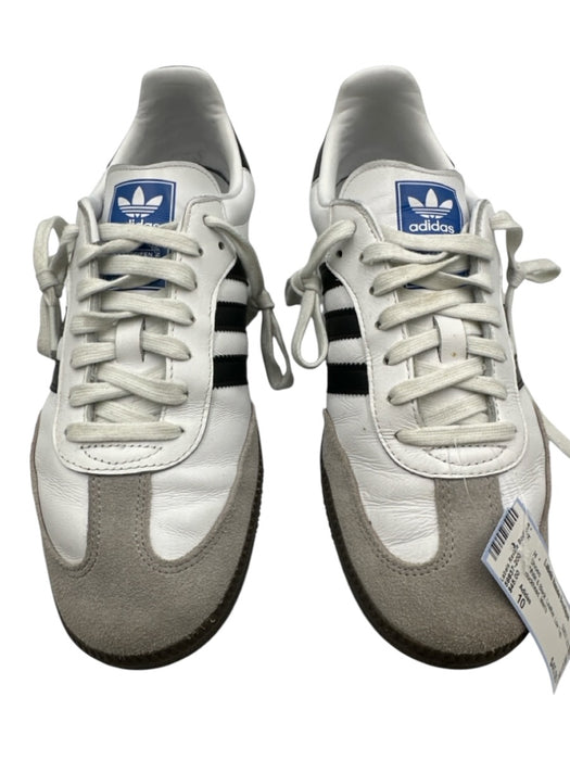 Adidas Shoe Size 10 White & Black Leather Low Top Men's Shoes White & Black / 10