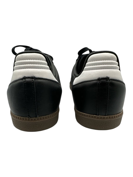 Adidas Shoe Size 10 Black & White Leather Low Top Men's Shoes Black & White / 10