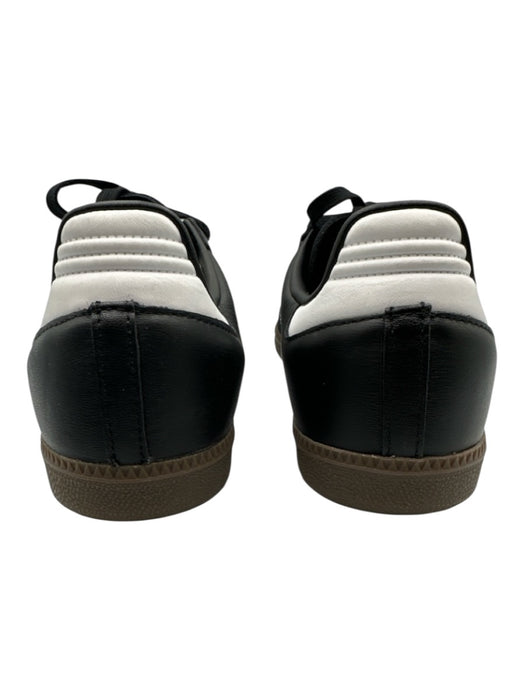 Adidas Shoe Size 10 Black & White Leather Low Top Men's Shoes Black & White / 10