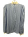 Pomander Place Size Medium Blue & White Cotton Blend Long Sleeve Top Blue & White / Medium