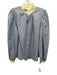 Pomander Place Size Medium Blue & White Cotton Blend Long Sleeve Top Blue & White / Medium