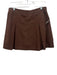 Hyacinth House Size Large Brown Cotton Back Zip Pleated Godet hem Skort Brown / Large