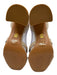 Hill House Shoe Size 38.5 Beige & Tan Leather & Textile open toe Woven Pumps Beige & Tan / 38.5