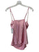 Nicole Miller Size XS Pink Polyester Spaghetti Strap Chain Strap Cowl neck Top Pink / XS