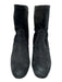 Stuart Weitzman Shoe Size 8.5 Black Suede leather Stretch Round Toe Booties Black / 8.5