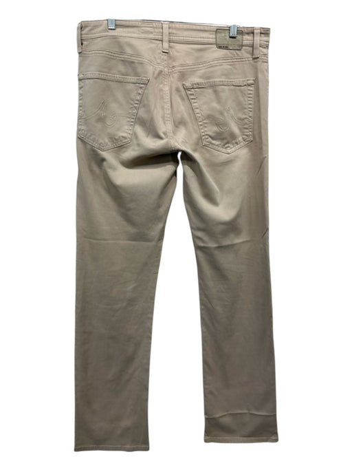 AG Size 33 Beige Cotton Blend Solid Khakis Men's Pants Beige / 33
