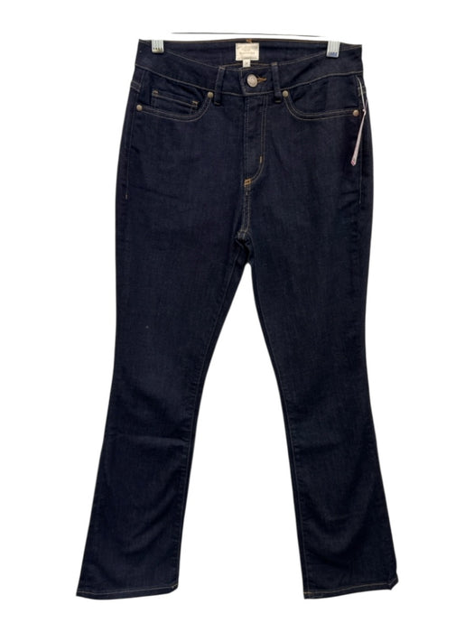 Ann Mashburn Size 25 Dark Wash Cotton Blend Contrast Stitch High Rise Jeans Dark Wash / 25