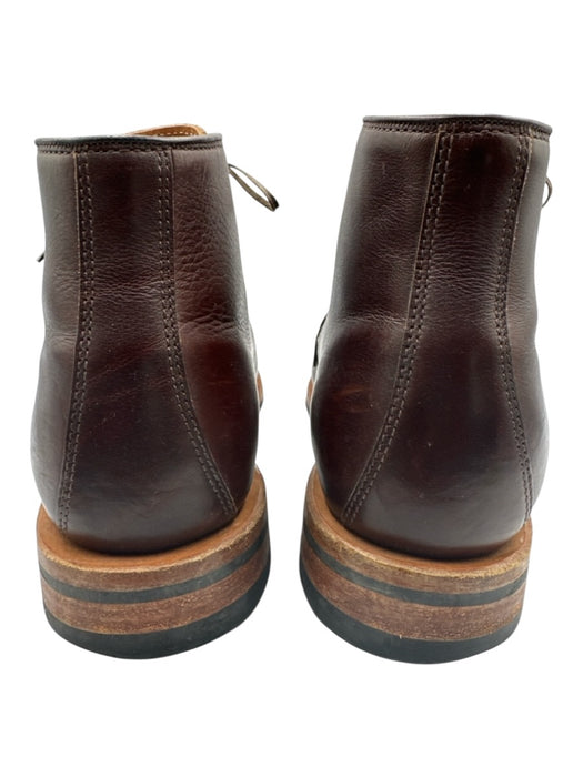 Viberg Shoe Size 8.5 Like New Dark Brown Leather Solid Dress Men's Shoes Dark Brown / 8.5