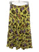 Ulla Johnson Size 4 Yellow, Purple & Blue Silk & Cotton Side Zip Floral Pants Yellow, Purple & Blue / 4