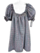 Meet me in Santorini Size M White, Blue & Multi Polyester Seersucker Dress White, Blue & Multi / M