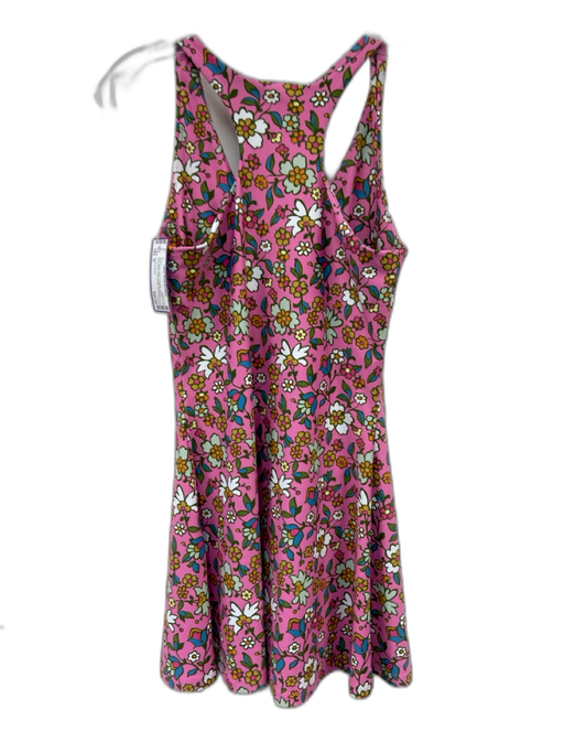 Smith & Quinn Size S Pink, White, Multi Polyester Floral Racerback Dress Pink, White, Multi / S