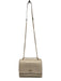 Coach White Croc embossed Leather Magnetic Flap Crossbody Folio Bag White / S/M
