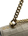 Coach White Croc embossed Leather Magnetic Flap Crossbody Folio Bag White / S/M