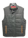 Orvis Size M Charcoal Wool Blend Zip & Button slit pockets Vest Charcoal / M