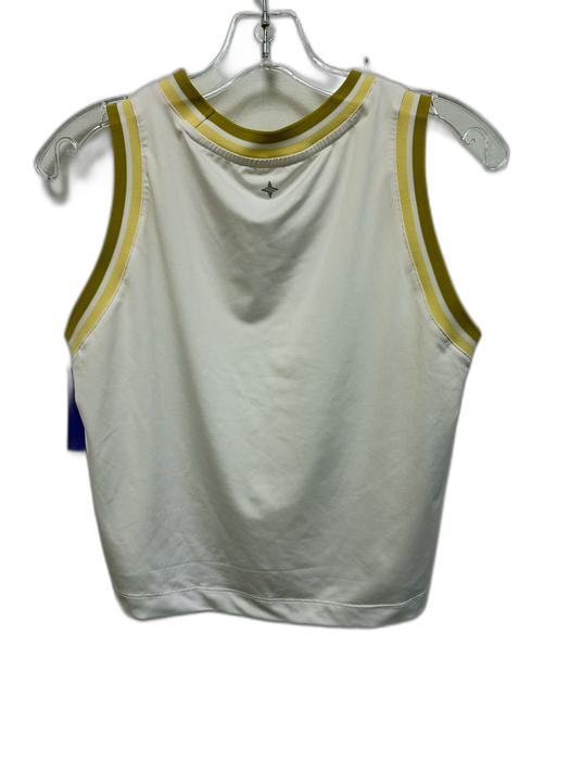 Tuckernuck Size M White & yellow Nylon & Spandex Surplice Elastic Tank Skirt Set White & yellow / M