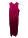 Sablyn Size M Purple Silk Sleeveless Back Zip Shine Midi Dress Purple / M