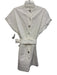 Finley Size S White Cotton Back Button Cap Sleeve Sash Inc Midi Dress White / S