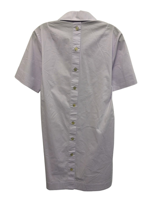 Hinson Wu Size XS Lavender Purple Cotton & Polyester 1/2 Button Collar Dress Lavender Purple / XS