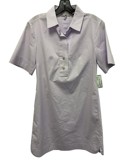 Hinson Wu Size XS Lavender Purple Cotton & Polyester 1/2 Button Collar Dress Lavender Purple / XS