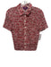 J Crew Liberty Size S Red, Pink, Green Cotton Short Sleeve Floral Print Top Red, Pink, Green / S