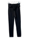 Theory Size 2 Black Viscose Belt zip fly pocket Tapered Pants Black / 2