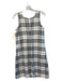 Karen Kane Size XS White, Black & Tan Polyester & Cotton Sleeveless Plaid Dress White, Black & Tan / XS