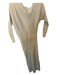 ASTR Size S Tan Viscose Blend Long Sleeve Ribbed Stretch Maxi Dress Tan / S