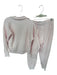 Native Size S Baby Pink Cotton Blend Long Sleeve Waffle Pant Set Baby Pink / S