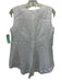 Lafayette 148 Size 2 White Linen Sleeveless Back Zip Top White / 2